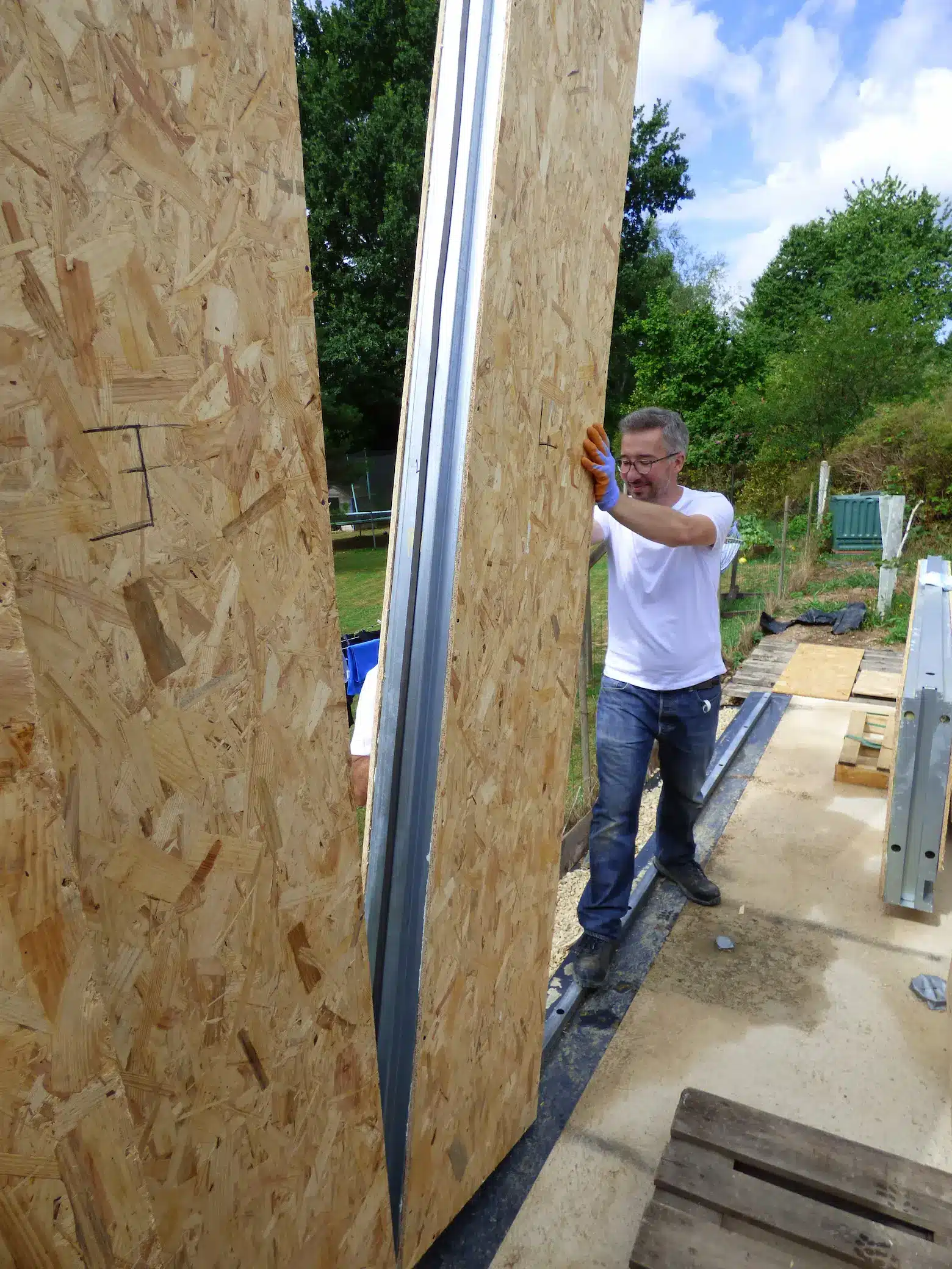 Structure robuste en metal et bois du système UHouse